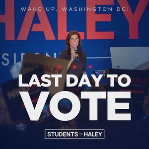 Image post by @studentsforhaley on Instagram