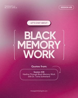 Image post by @therapyforblackgirls on Instagram