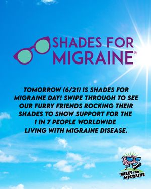 Image post by @milesformigraine on Instagram