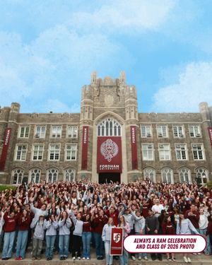 Image post by @fordhamuniversity on Instagram