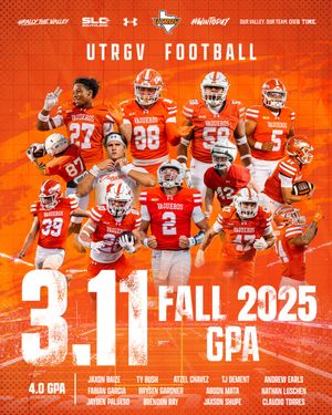 Image post by @utrgvfootball on Instagram