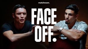 Image post by @MatchroomBoxing on Twitter/X