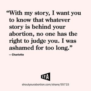 Image post by @shoutyourabortion on Instagram