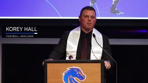 Video post by @boisestatebroncos on Facebook