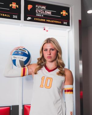 Image post by @iowastatevb on Instagram