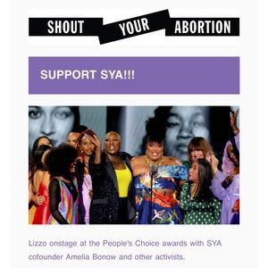 Image post by @shoutyourabortion on Instagram