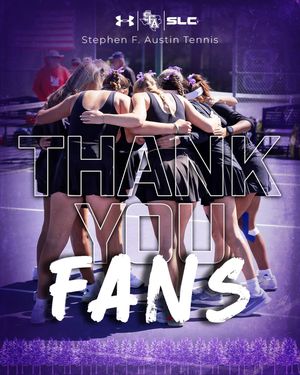 Image post by @sfa_tennis on Instagram
