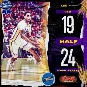 Image post by @LSUBasketball on Twitter