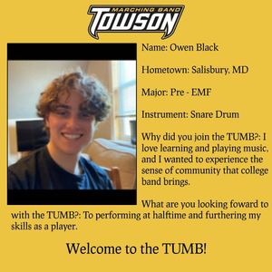 Image post by @towsonband on Instagram