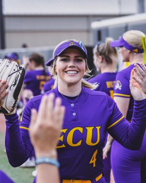 Image post by @ecu__softball on Instagram