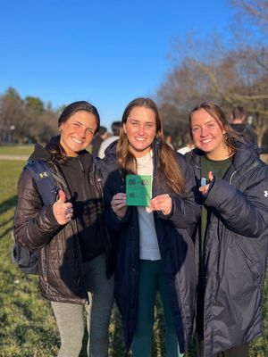 Image post by @NDWomensLax on Twitter