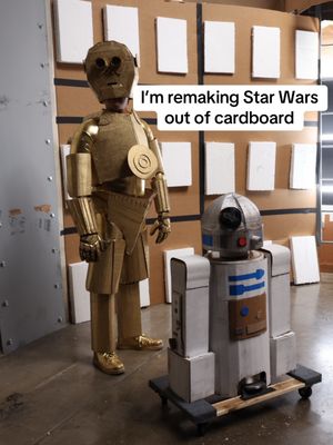 Video post by @cardboardstarwars on TikTok