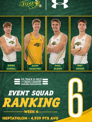 Image post by @ndsutrackfield on Instagram