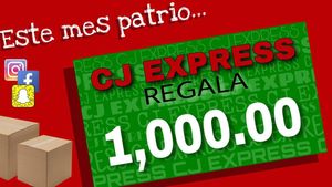Image post by @cjexpress.paqueteria on Facebook