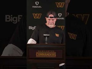 Video post by @commanders on YouTube