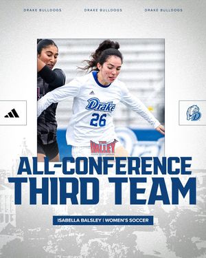 Image post by @drakewomensoccer on Instagram