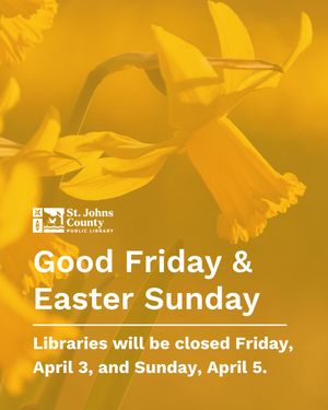 Image post by @stjohnscountylibrary on Instagram