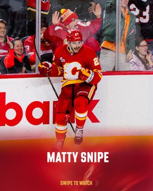 Image post by @nhlflames on Instagram