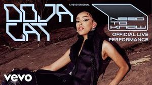 Video post by @dojacatvevo on YouTube