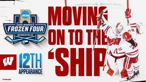 Image post by @BadgerWHockey on Twitter