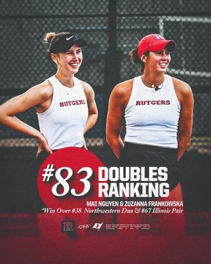 Image post by @rutgerstennis on Instagram