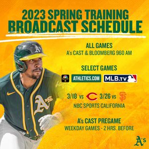 Image post by @Athletics on Twitter