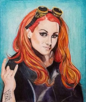 Image post by @beckylynchwwe on Instagram