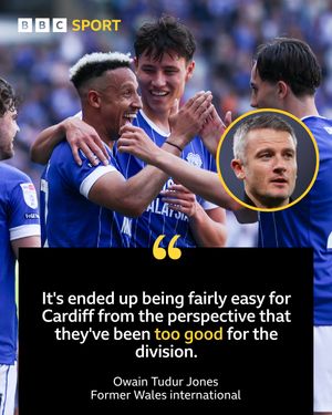 Image post by @bbcsportwales on Instagram