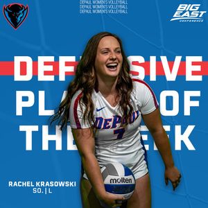 Image post by @DePaulVball on Twitter