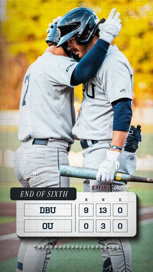 Image post by @DBU_Baseball on Twitter