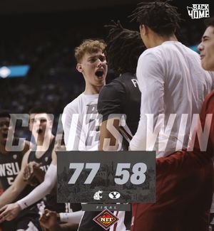 Image post by @WSUCougarsMBB on Twitter
