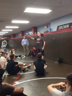 Image post by @BrownU_Wrestle on Twitter