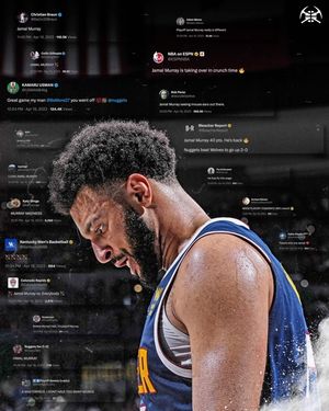 Image post by @nuggets on Instagram