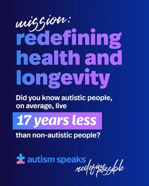 Image post by @autismspeaks on Instagram