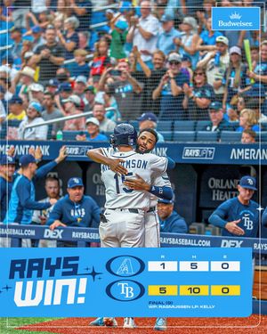 Image post by @raysbaseball on Instagram