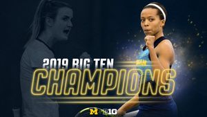 Image post by @UMichWTennis on Twitter