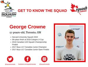 Image post by @squashcanada on Facebook