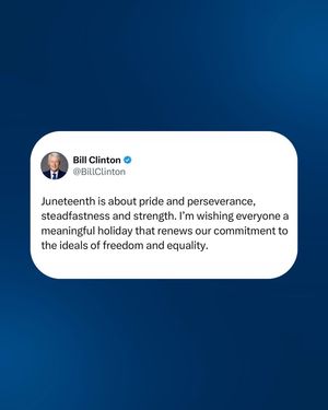 Image post by @clintonfoundation on Instagram
