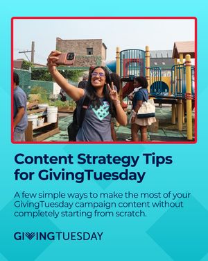 Image post by @givingtuesday on Instagram