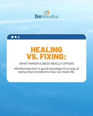 Image post by @Bemindful.us.org on Facebook