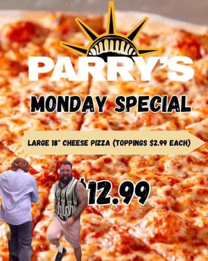 Video post by @parryspizzamckinney on Facebook
