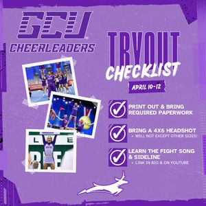 Image post by @gcucheerleaders on Instagram