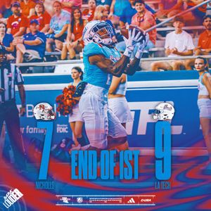 Image post by @LATechFB on Twitter