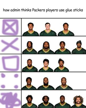 Image post by @packers on Twitter