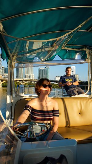 Video post by @retroboatrentalsatx on Facebook