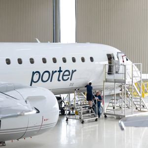 Image post by @porterairlines on Instagram