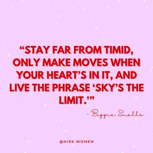 Image post by @hire.women on Instagram