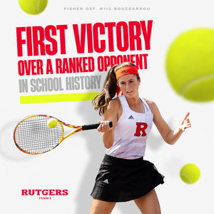 Image post by @RutgersTennis on Twitter