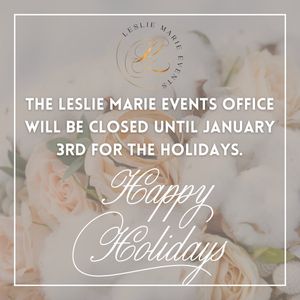 Image post by @lesliemarieevents on Instagram