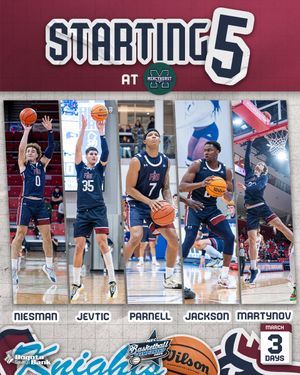 Image post by @FDUKnightsMBB on Twitter